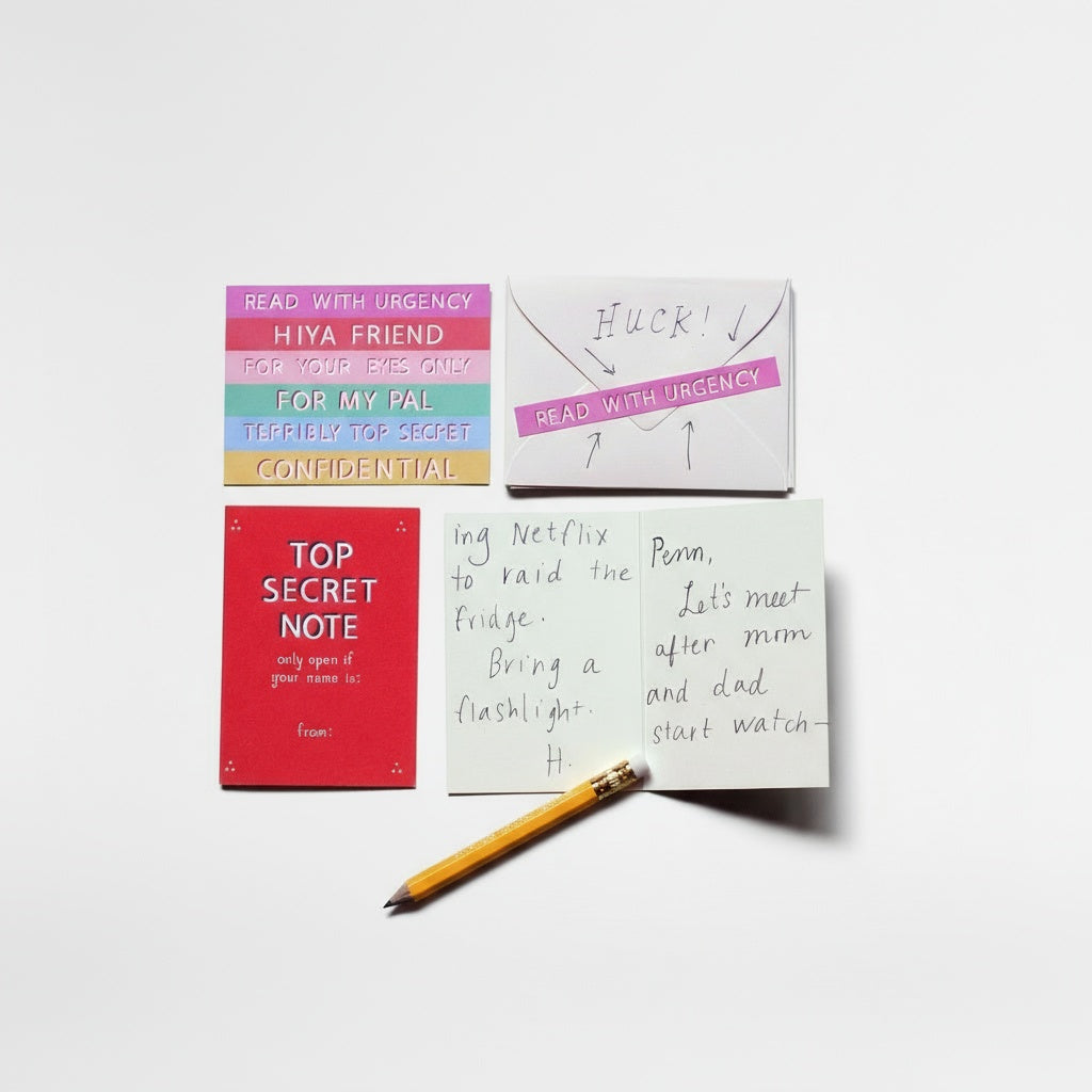 Top Secret Notes Kids top secret friendship notes set – Revelry