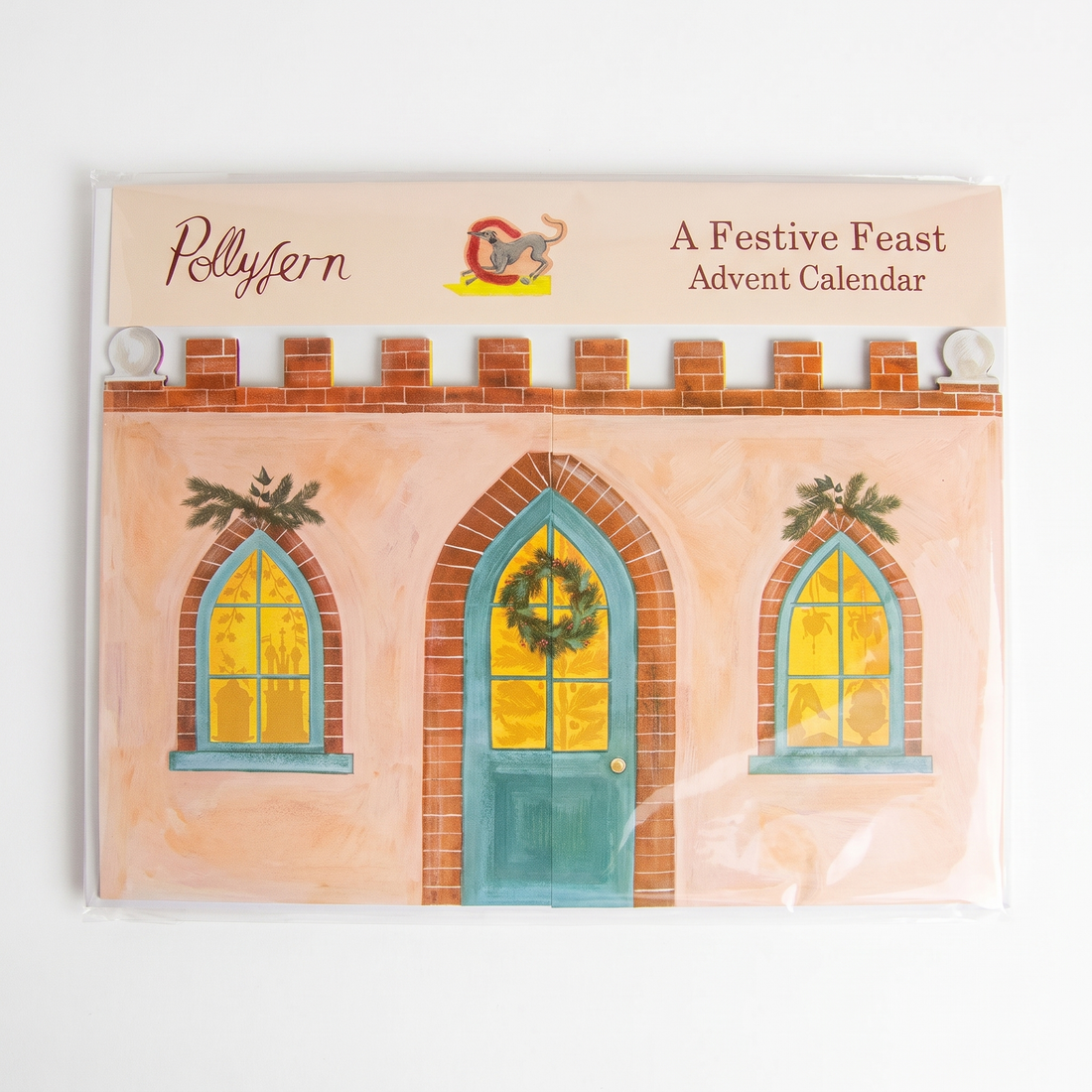 Art Angels A Festive Feast Advent Calendar - Illustrated by Polly Fern studio product photo on a neutral off-white background