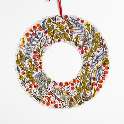 
                    
                      Art Angels Advent Wreath - Illustrated By Angie Lewin Advent Wreath studio product photo on a neutral off-white background
                    
                  