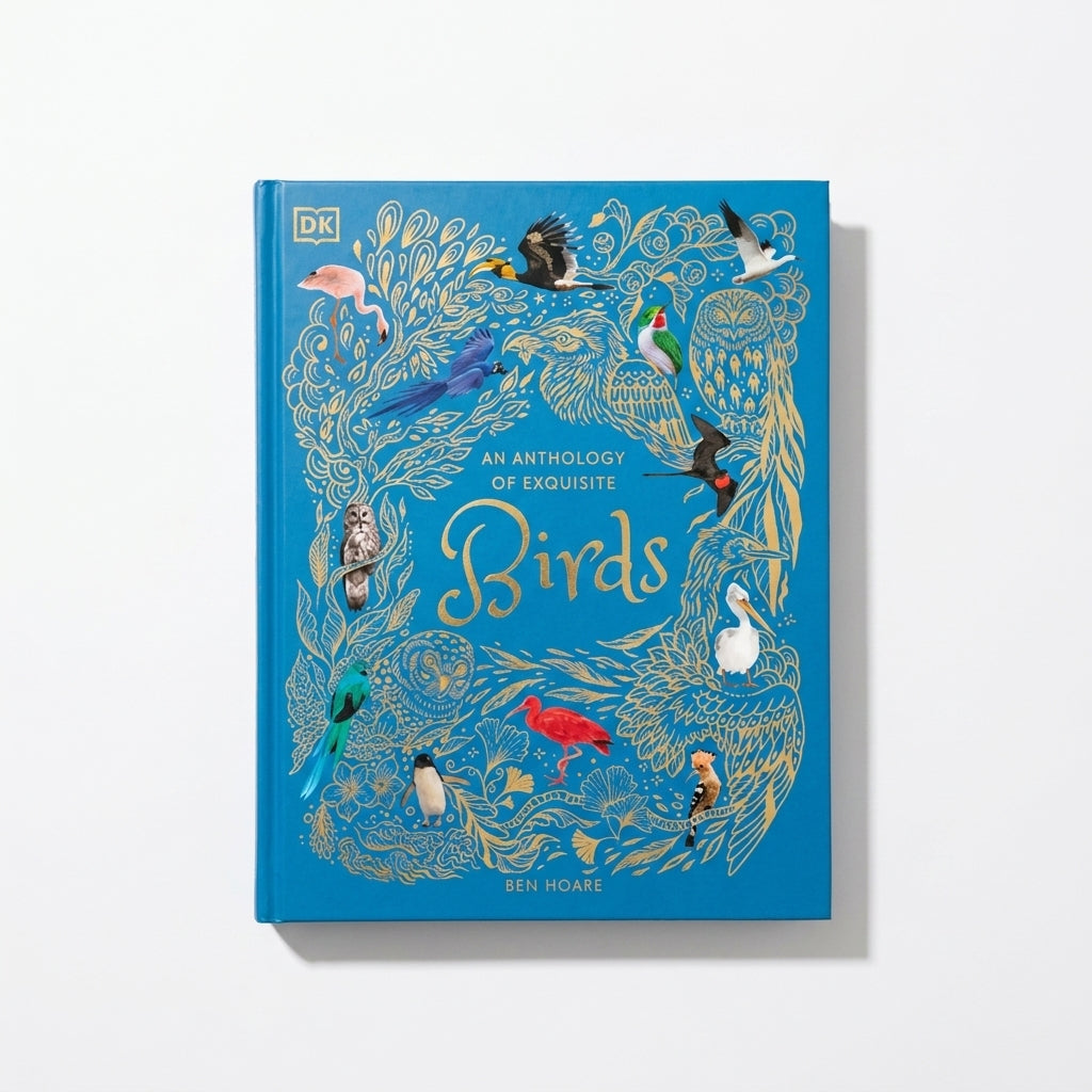 Penguin Random House An Anthology of Exquisite Birds studio product photo on a neutral off-white background