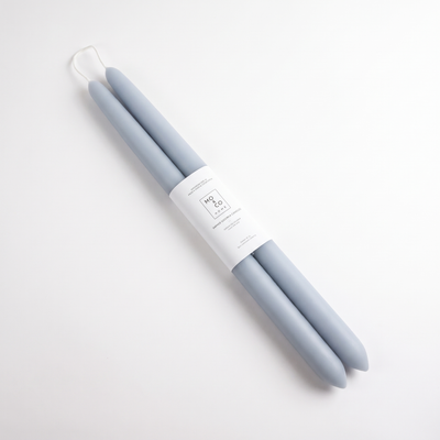 
                    
                      Mo&Co Home Bluebell Dipped Beeswax Taper Candles studio product photo on a neutral off-white background
                    
                  