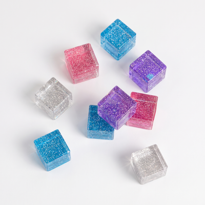 
                    
                      Maison Rue Cosmic Glitter Cubes studio product photo on a neutral off-white background
                    
                  