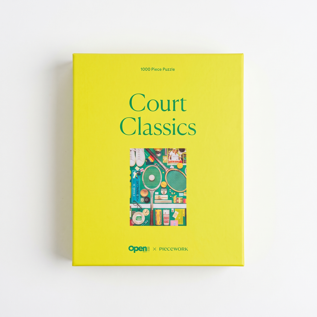 Piecework Court Classics - 1000 Piece Puzzle studio product photo on a neutral off-white background