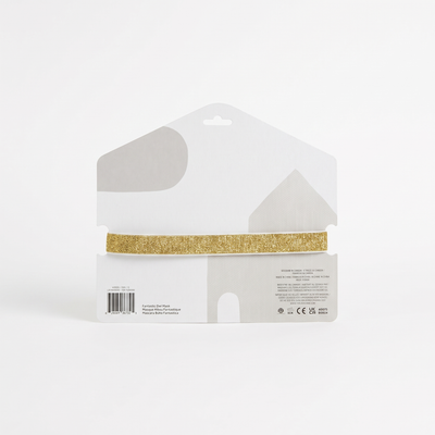 
                    
                      Fantastic Owl play mask, golden glitter elastic strap, back view of packaging with barcode and info.
                    
                  