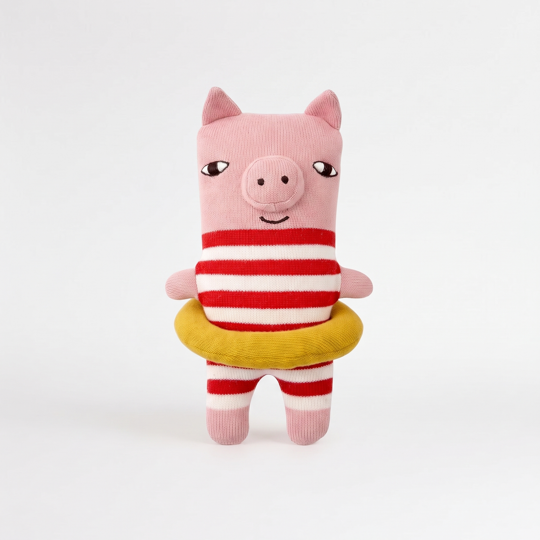 Donna Wilson Mitch Pig Cotton Wee One studio product photo on a neutral off-white background