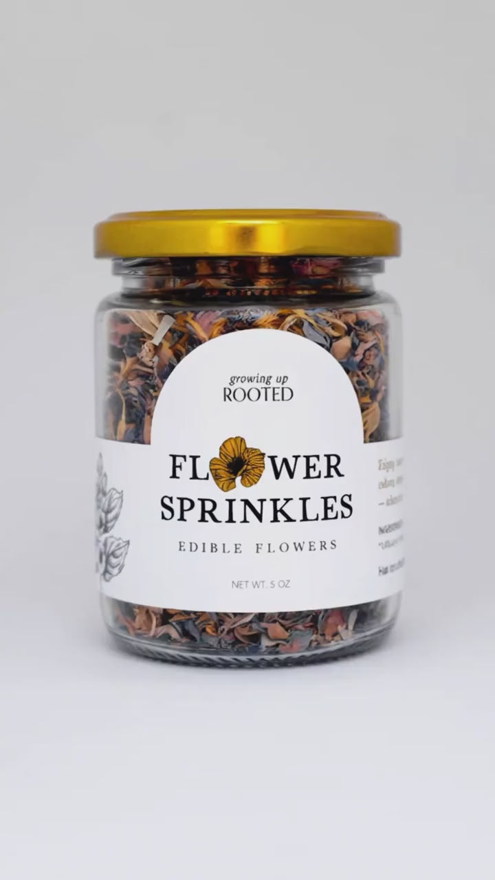 Flower sprinkles- edible petals for culinary delights