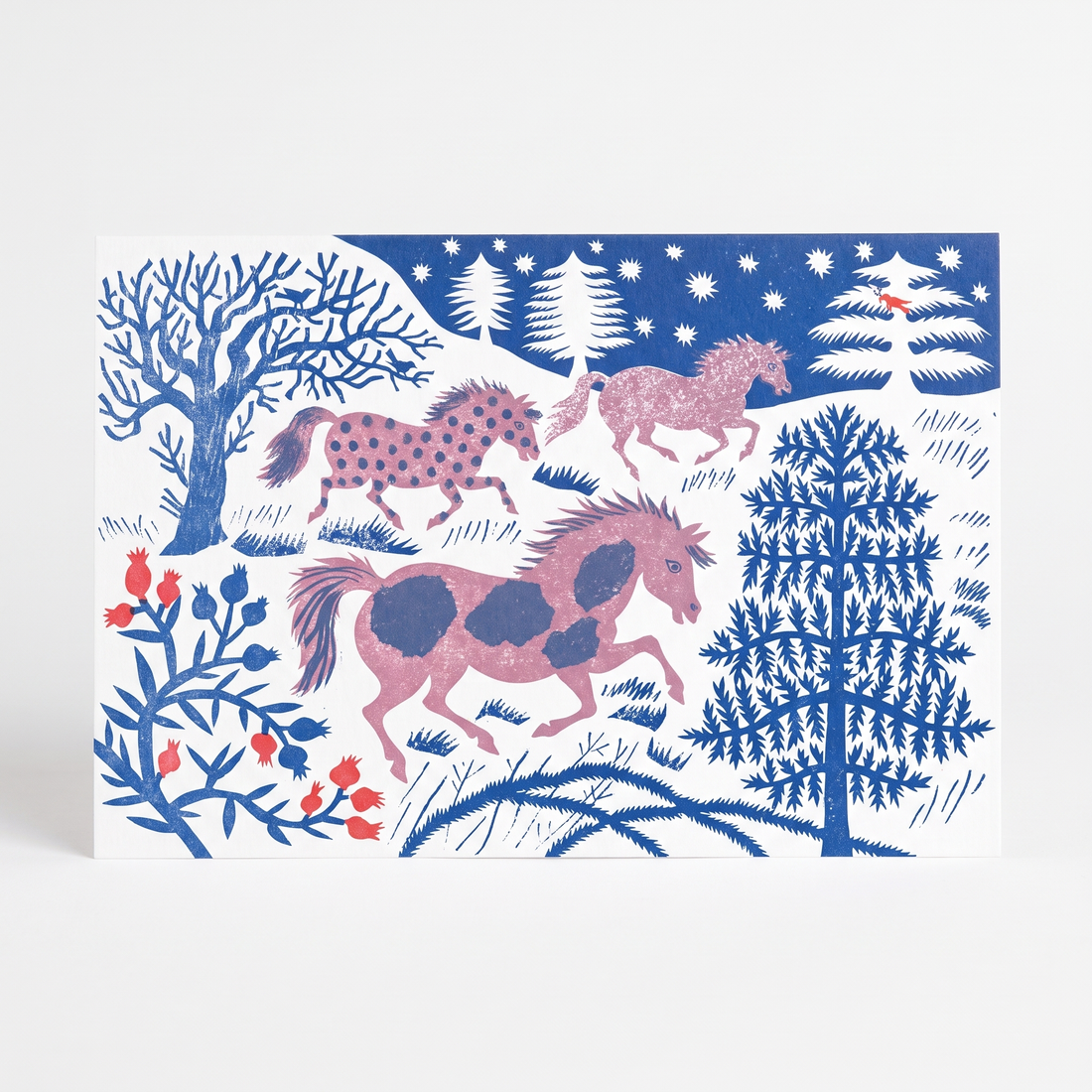Art Angels (US Duties Paid) Snow Ponies - Illustrated By Emily Sutton studio product photo on a neutral off-white background