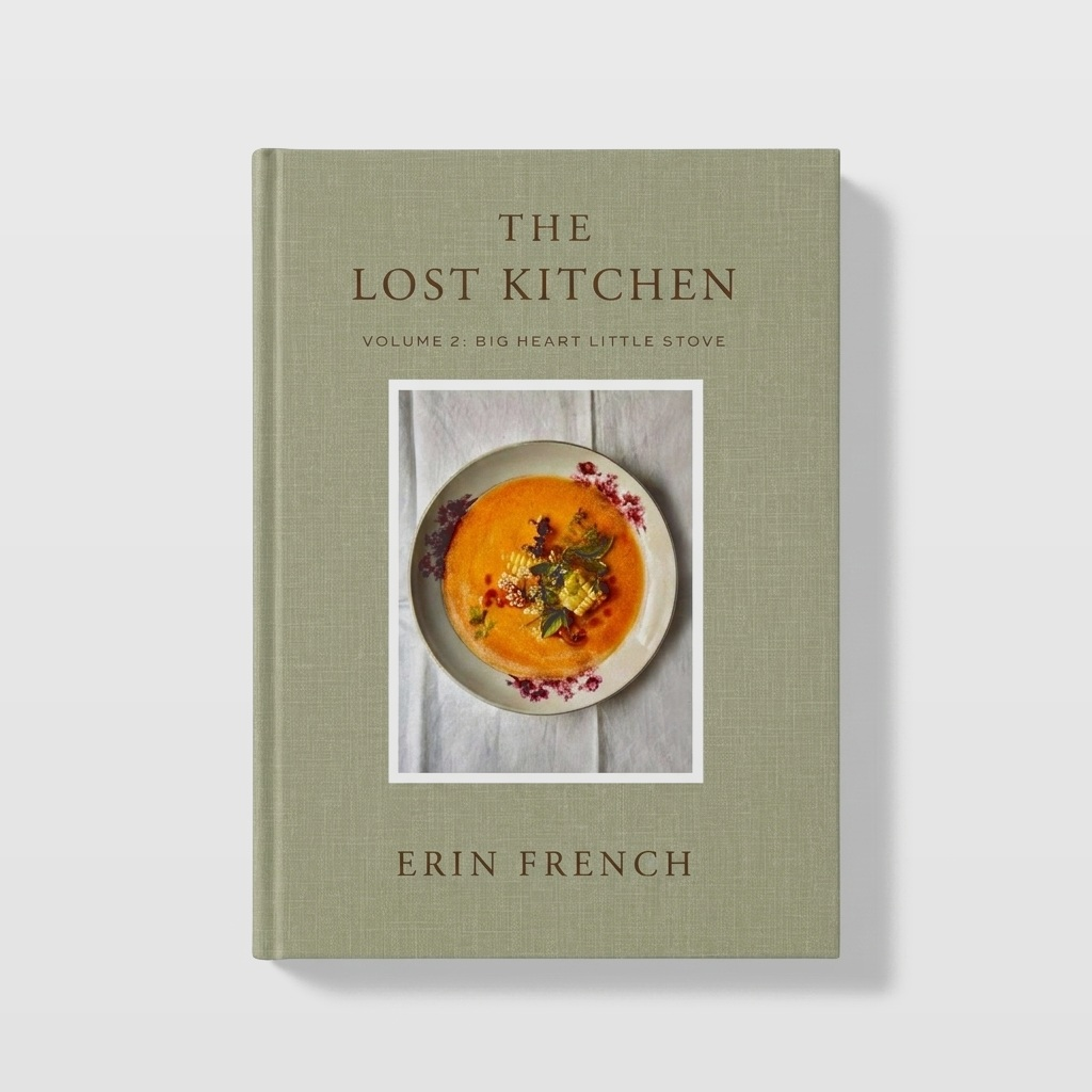 Macmillan Publishers The Lost Kitchen, Volume 2: Big Heart Little Stove studio product photo on a neutral off-white background