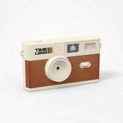 
                    
                      Time Lens Timelens Screen-Free Digital Camera - Cream Brown studio product photo on a neutral off-white background
                    
                  