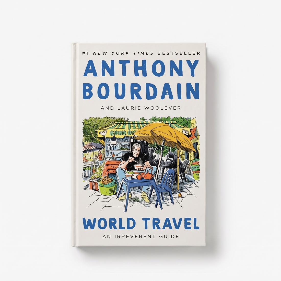 HarperCollins World Travel: An Irreverent Guide studio product photo on a neutral off-white background